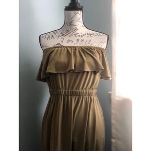 Meant To Be Jumpsuit In Olive